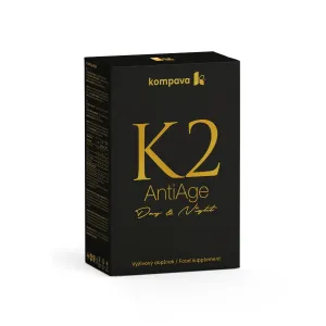 kompava K2 AntiAge Day and Night cps (na deň) 120 ks + cps (na noc) 60 ks, 1x1 set