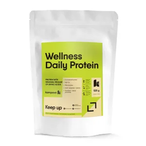 Kompava Wellness Daily Protein proteín s aminokyselinami príchuť 525 g