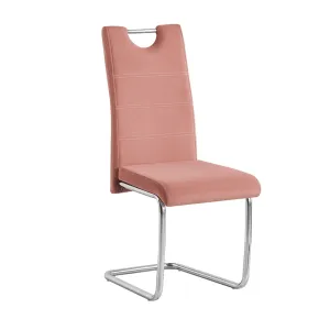 Jedálenská stolička ABIRA NEW Ružová