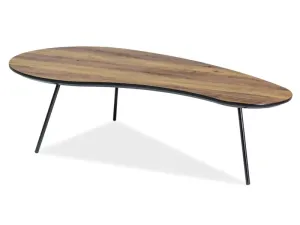 Konferenčný stolík s doskou v dekore orech ENVO A 122X67X35
