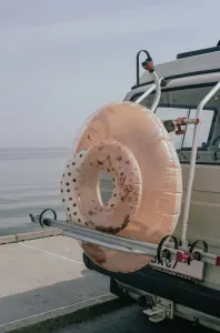 Plavecké koleso Konges Sløjd ružová farba