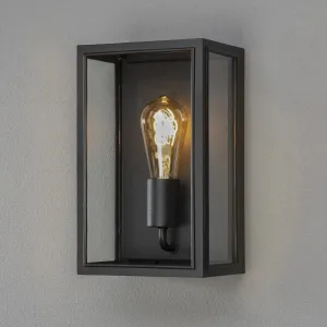 Vonkajšie nástenné svietidlo Carpi čierne 18x30 cm