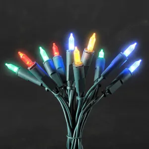 Farebná svetelná LED reťaz 35-plameňová 6,6 m