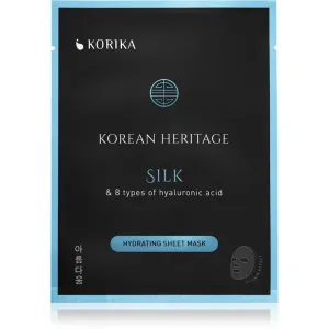KORIKA Korean Heritage Silk & 8 Types of Hyaluronic Acid Hydrating Sheet Mask hydratačná plátienková maska Silk Hydrating sheet mask