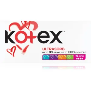 Kotex Kotex Tampóny Ultra Sorb Super 16 ks
