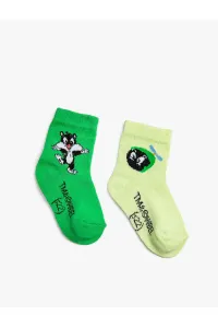 Koton 2 Pack Sylvester And Tweety Printed Socks Licensed #8881074