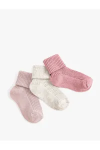 Koton 3-Piece Set of Basic Socks #9293650