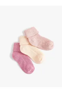 Koton 3-Piece Set of Basic Socks Cotton #9526831