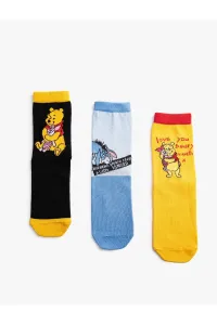 Koton 3-Piece Winnie The Pooh Printed Socks Set Licensed #9384718