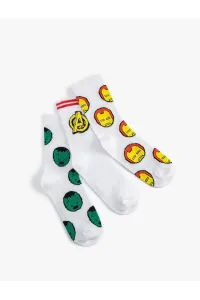 Koton Hulk and Iron Man Sock Set Licensed 3-Piece