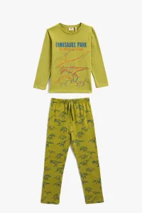 Koton Boys' Green Pajamas Set #7671624