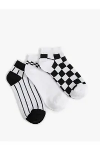 Koton Set of 3 Patterned Booties Socks #9293060