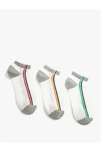 Koton 3-Piece Striped Booties Socks Set #6064481