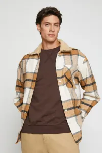 Kockovaná drevorubačská košeľa Koton s detailným golierom a zapínaním Snap Snap