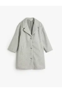 Koton Long Coat Button Closure Pocket Detailed #8715890