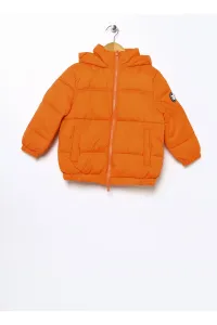 Koton Winter Jacket - Orange - Puffer #4956359