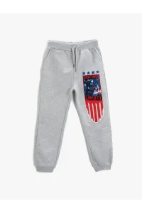 Koton The Avengers Licensed Printed Sweatpants with Tie Waist #752188