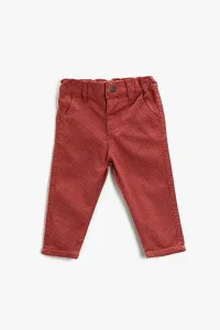 Koton Baby Girl Tile Patterned Jeans #8499451