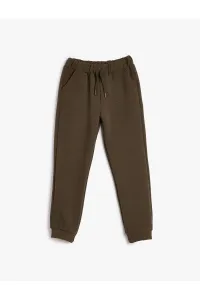 Koton Basic Jogger Sweatpants with Tie Waist, Pockets