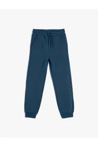 Koton Basic Jogger Sweatpants with Tie Waist, Pockets