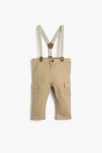 Koton Boy's Suspender Baby Slim Fit Cargo Pants 3smb40005tw