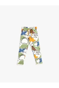 Koton Dinosaur Sweatpants with Pocket Tie Waist Rigger #8724231