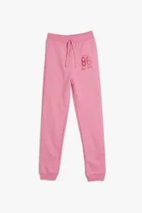 Koton Girls' Pink Sweatpants #8850302