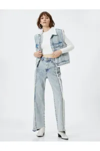 Koton Džínsy s vysokým pásom Straight Leg-Eve Jeans