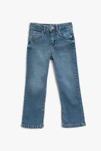 Koton Girls' Medium Indigo Jeans