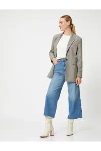 Koton Crop džínsy extra široké - Bianca Crop Jeans #7562495