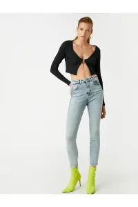 Koton The jeans are in a Slim Fit High Waist and Skinny Legs - Carmen Jean #5692476