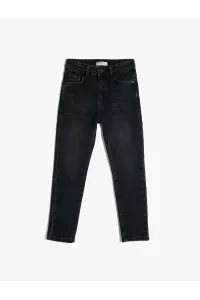 Koton Jeans Pants Normal Waist With Internal Adjustable Elasticity - Slim Jean