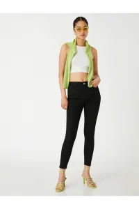Koton The jeans are in a Slim Fit High Waist and Skinny Legs - Carmen Jean #5253164