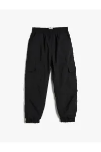 Koton Jogger Parachute Trousers with Pocket Detail and Elastic Waist
