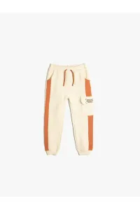 Koton Jogger Sweatpants Tie Waist Pocket Printed Cotton #9292442