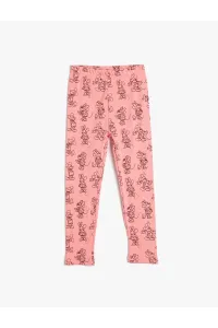 Koton Minnie and Mickey Mouse Leggings Licensed Ribbed Cotton #7698160