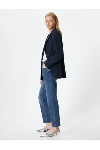Koton Mom Fit Jeans Standard Waist Pocket Cotton - Mom Jean #9293218