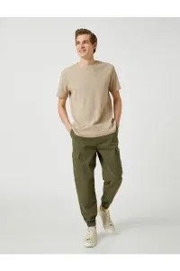 Koton Jogger Cargo Pants with Pocket Detail Laced Waist Cotton