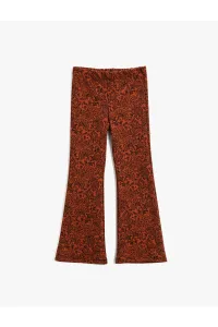 Koton Flared Floral Trousers