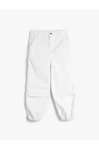 Koton Parachute Jogger Jeans Cotton Cotton Waist Elastic Pocket - Parachute Jean #8843174