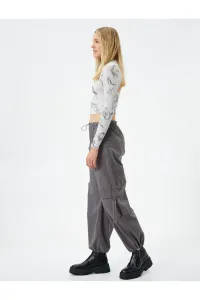 Koton Parachute Pants with Elastic Waist, Pocket Detailed with Stopper