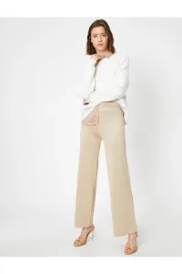 Koton Shimmer Detailed Knitwear Trousers