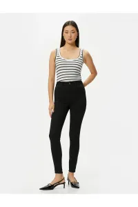 Koton Skinny Fit Compression Jeans High Waist Skinny Leg Slim Fit With Pocket - Carmen Jean #9369719