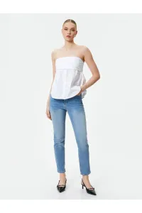 Koton Slim Fit Jeans Elastic Standard Waist - Eve Slim Jeans #9294264