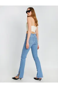Koton Slim Fit španielska noha s vysokým pásom - Victoria Jeans
