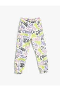 Koton Jogger Sweatpants Printed with Pocket Elastic Waist #5071700