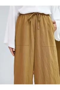 Koton Women's Clothing Trousers Khaki