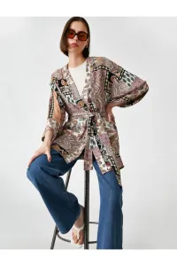 Koton 3/4 Sleeve Patterned Kimono #9210983