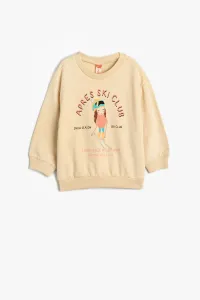 Koton Baby Girl Beige Sweatshirt