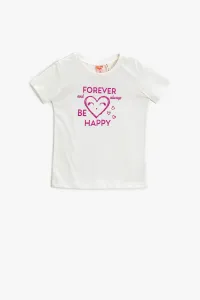 Koton Baby Girl Ecru T-Shirt #4950396